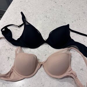 ThirdLove Black and Nude Bra Duo